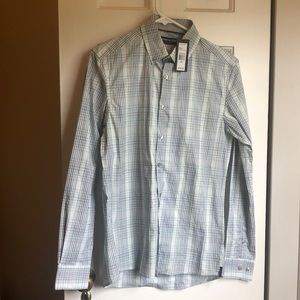 Kenneth Cole XS cool mint Men’s button down